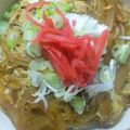 白金魂's cooksnap of when they made 【絶品】メンチカツの卵とじ。.