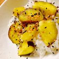 空レシピ's cooksnap of when they made ホクホク甘い♡さつまいもご飯.