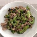 zisu's cooksnap of when they made 苦くない♪簡単！ゴーヤチャンプルー.