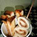 watyami's cooksnap of when they made トーストdeちっちゃいシナモンロール風☆.