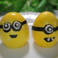 mielle's cooksnap of when they made ◎味付け卵なミニオン◎.