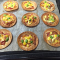 おきょん★'s cooksnap of when they made 餃子の皮 簡単ピザ.