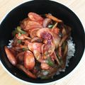 クック42A09A☆'s cooksnap of when they made 早うま！ナポリタン丼～どんぶり委員長より.