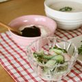 ガメコ's cooksnap of when they made ゴーヤ＆胡瓜＆魚ニソのサラダ.