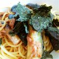 まかろん☆まかろん's cooksnap of when they made ほんだし入れて混ぜるだけ☆和風パスタ.