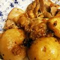 蕎麦麻呂's cooksnap of when they made ポテトチキンビール煮ガリバタ風味 imo.