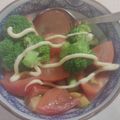 izumi's cooksnap of when they made トマトとブロッコリーサラダ.