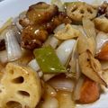 みほわん's cooksnap of when they made 【完全再現】鶏と野菜の黒酢あん【大戸屋】.