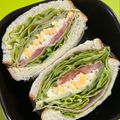 青シソ's cooksnap of when they made ラップで包もう♪驚愕のレタスサンドイッチ.