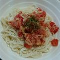 Ｒｏｋｉ's cooksnap of when they made 早ウマ♪塩レモンdeツナトマトそうめん.