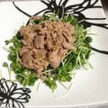 クックANLLO1☆'s cooksnap of when they made おつまみ無い？パパッとカイワレツナ缶.
