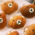 Sdragon's cooksnap of when they made キャラ弁 リラックマのサンドイッチ.