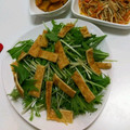 Ruri03's cooksnap of when they made みず菜と油揚げのサラダ.