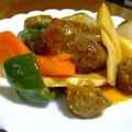 くららリズム's cooksnap of when they made 肉団子の酢豚風.