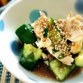 ちょろクック's cooksnap of when they made 鶏ささみときゅうりの梅肉和え.