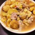 のロボ's cooksnap of when they made 栗と鶏肉の甘辛煮.