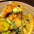 にっこりちゃん。's cooksnap of when they made モロヘイヤの豆乳味噌キッシュ.