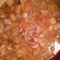 三姉妹たんぽぽママ's cooksnap of when they made 我が家の具たっぷり食べる豚汁！.