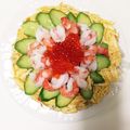 よこ♡'s cooksnap of when they made お祝いに♪簡単ちらし寿司ケーキ.
