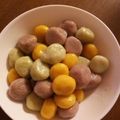 三姉妹たんぽぽママ's cooksnap of when they made 簡単★いちご白玉ミルク.