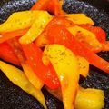 MEGちゃむ's cooksnap of when they made 【Staub】ストウブでパプリカのマリネ.