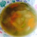 ゆぼ☆'s cooksnap of when they made 油なし　野菜たっぷりコンソメスープ.