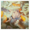 そらちーーー's cooksnap of when they made 簡単♪かぶと蓮根と油揚げの豚肉入り煮物.
