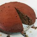 けんたのにゃんこ's cooksnap of when they made 簡単！炊飯器でチョコレートケーキ.