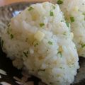 さか子's cooksnap of when they made 青しそチーズしらすのおにぎり.