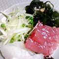 ＴＯＭＯＷＡＴ's cooksnap of when they made お刺身の『けん(つま)』セロリ＆貝割れ.