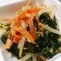 melon75's cooksnap of when they made 豆もやしとわかめとカニかまのナムル♫♪.