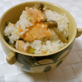 まこ太郎's cooksnap of when they made 塩鮭ときのこの炊き込みごはん.