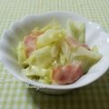 ねっちゃんっ's cooksnap of when they made キャベツとベーコンのポン酢がけ.