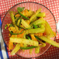 クック6ZKC6A☆'s cooksnap of when they made ★簡単！セロリとピーマンの味噌炒め★.