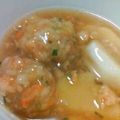 くじらのごはん処's cooksnap of when they made 地物長芋の✿あっさり簡単❀海老団子煮✿.