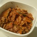 なっちゃん＊♪'s cooksnap of when they made 豚肉とかぼちゃのピリ辛みそ炒め.