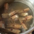 Nikonikoko's cooksnap of when they made ボタン海老の頭を使って☆美味しい出汁.