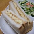 サオリ's cooksnap of when they made 大好き★バナナピーナッツサンド.