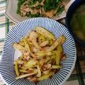 よちりん's cooksnap of when they made 低糖質＊ﾏﾖ炒めｾﾛﾘのおかか和え.