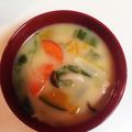 りょのママ's cooksnap of when they made かぼちゃのミルクみそ汁✿.