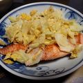 さくらもち姫's cooksnap of when they made 鮭とキャベツのマヨ炒め.