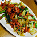 momonzel's cooksnap of when they made 野菜と卵の炒めもの.