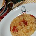 珈琲牛肉's cooksnap of when they made ミニトマト de 洋風炊き込みご飯.