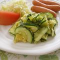 ともこキッチン's cooksnap of when they made ピリ辛ズッキーニチーズ卵とじ.