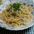 hiroenchan's cooksnap of when they made 簡単☆さば缶パスタ♥.