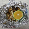 ゆずゼリー♪'s cooksnap of when they made 【焼くだけ簡単】焼松茸とすだちのコンビ！.