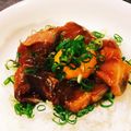 りえねぇ♪'s cooksnap of when they made 俺の鰤のユッケ丼~応用可能な万能だれ~.