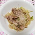 ☆ひたん's cooksnap of when they made 簡単☆豚肉！もやし！野菜のフライパン蒸し.