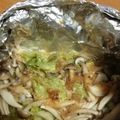 shibayuzu's cooksnap of when they made 鮭のごまみそホイル焼き.