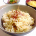 チョミ蔵's cooksnap of when they made 帆立と茗荷(みょうが)の簡単炊き込みご飯.